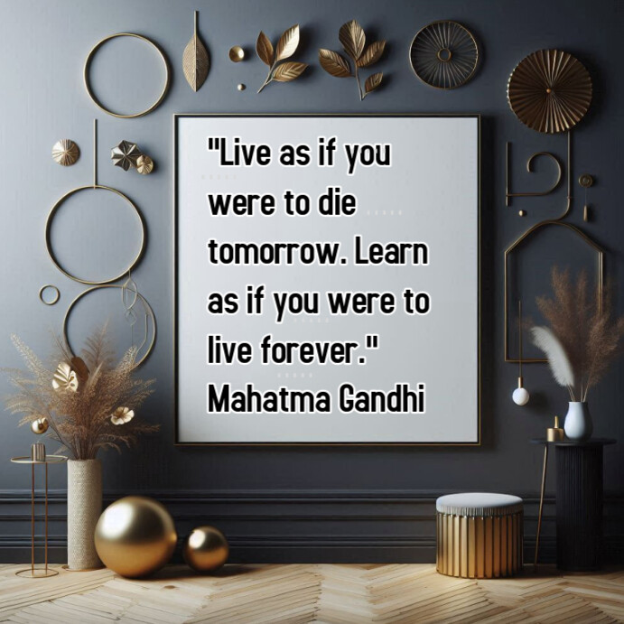 Learning Quote Design Copy of Grey Typographic Learning And Education Quote Instagram Post ...
