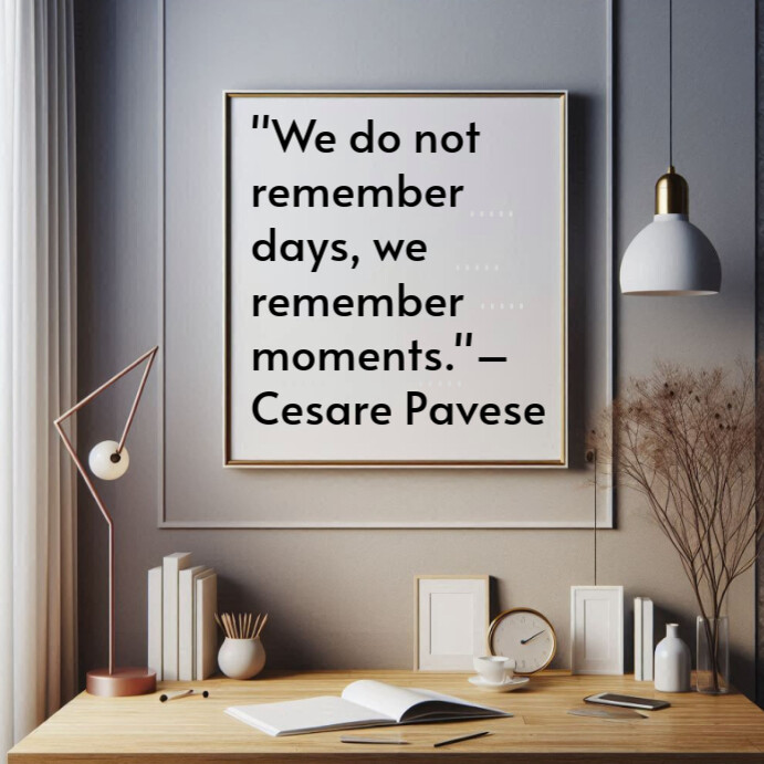 Grey Typographic Life's Journey And Experiences Quote Instagram Post Instagram-opslag template