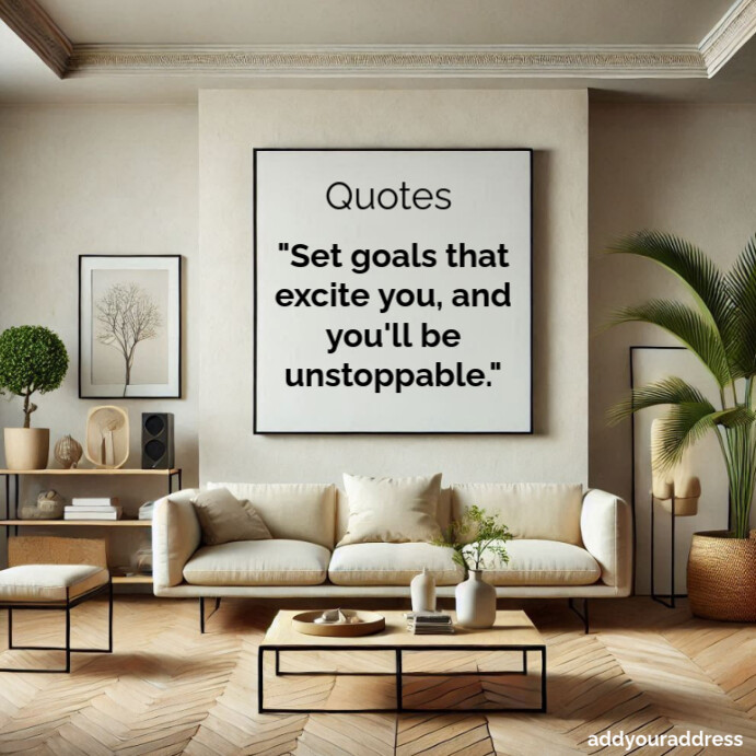 Grey Typographic Motivational Quotes Square (1:1) Template | PosterMyWall