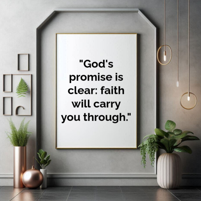 Plantilla de Grey Typographic Motivational Quotes Square (1:1 ...