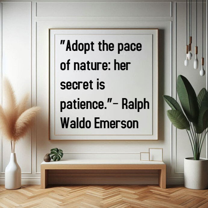 Grey Typographic Nature And The Environment Quote Instagram Post template