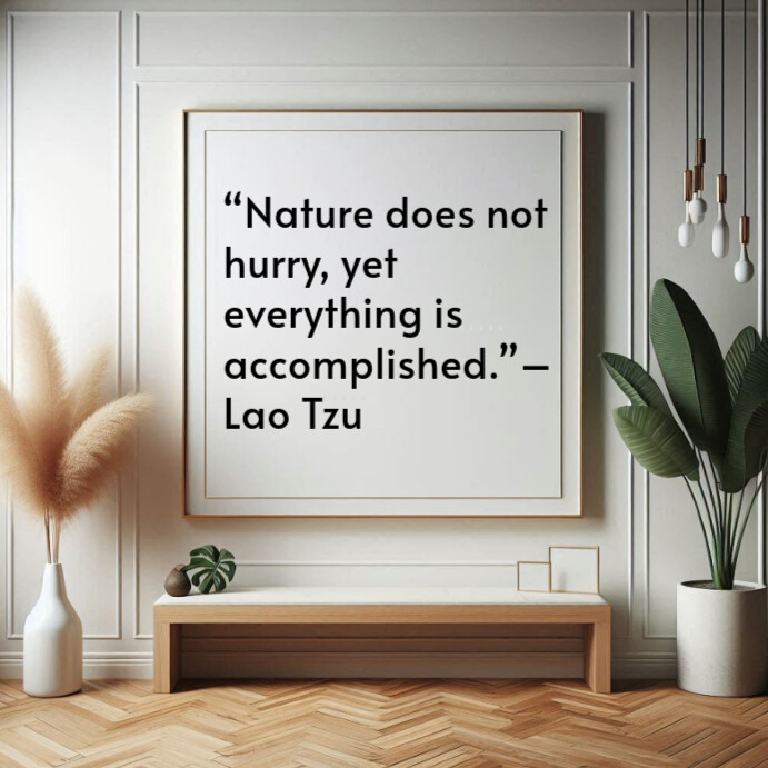 Grey Typographic Nature And The Environment Quote Instagram Post template