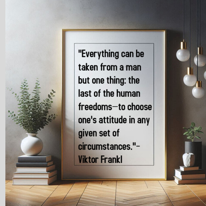 Grey Typographic Purpose And Meaning Quote Instagram Post template