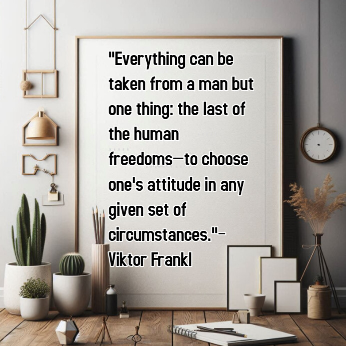 Grey Typographic Purpose And Meaning Quote Instagram Post template