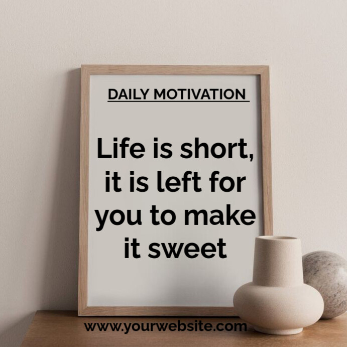 Copy of Grey Typographic Quote Template Instagram Post | PosterMyWall