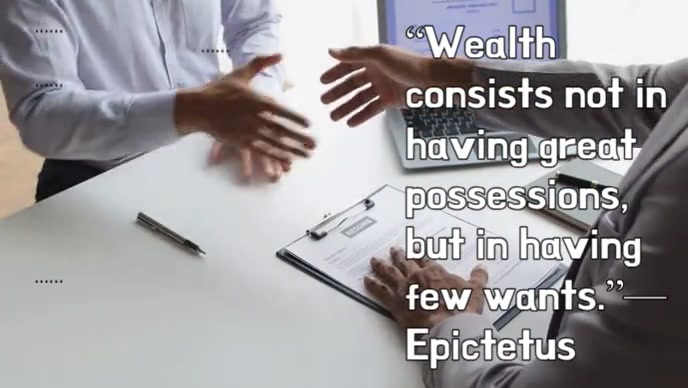 Grey Typographic Wealth And Job Creation Quote  Youtube Thumbnail template