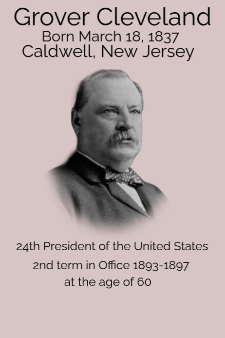 Grey Usa President History Poster Template | PosterMyWall