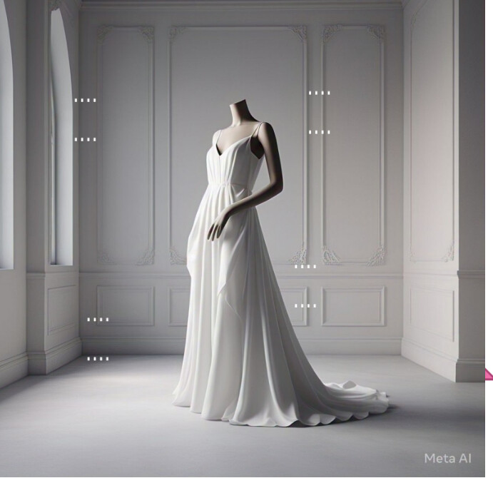 Grey Vintage White Gown Instagram Post Template | PosterMyWall