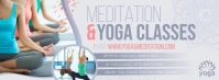 Grey Yoga Facebook Cover Photo Facebook-Cover template
