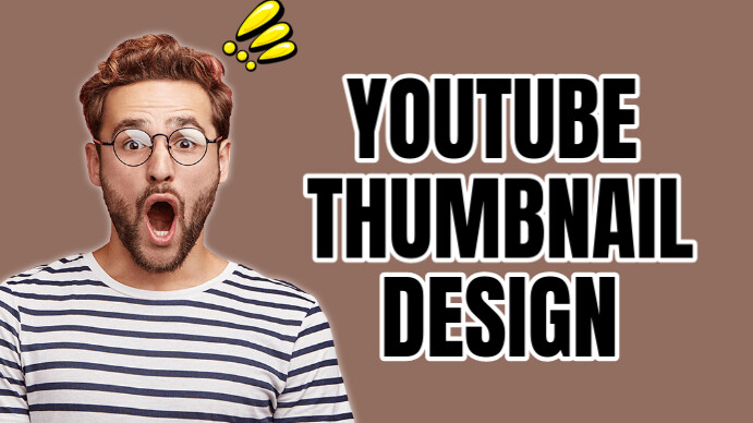 Grey Youtube Thumbnail template