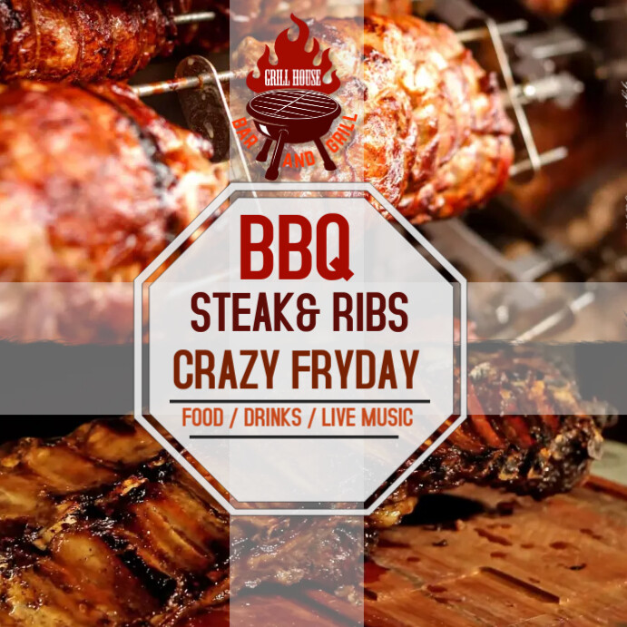 GRILL Template PosterMyWall