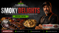 Nero Grill Restaurant Promotion Digital Display Template