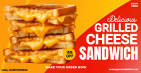 Grilled Cheese Sandwich Day Social Facebook Shared Image template
