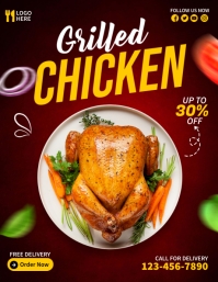 Chicken Food Ads Template | PosterMyWall