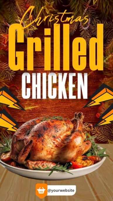 Grilled Chicken Menu Reel do Instagram template