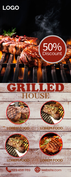 Sample Grilled Menu Grilled Menu Design Template | PosterMyWall