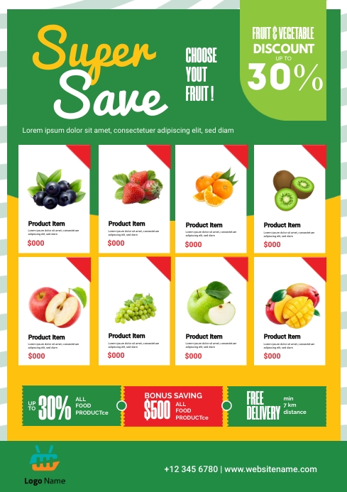 Deal. Add Groceries Discount Ads Template | PosterMyWall
