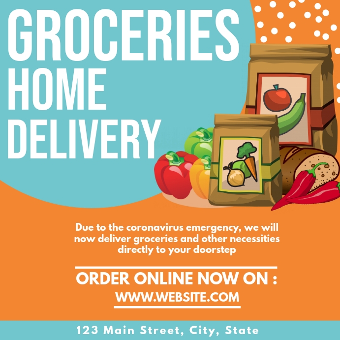 Grocery Delivery Website Template Collection