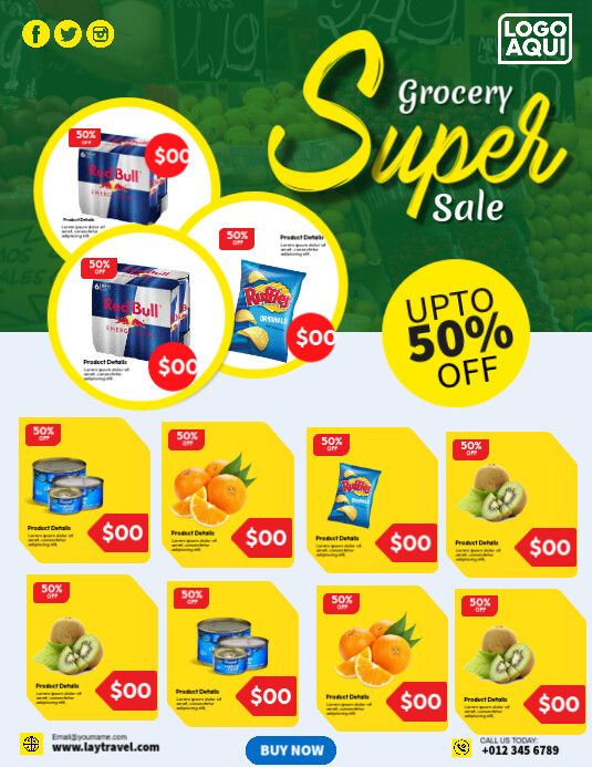 Grocery Catalog Flyer Template PosterMyWall