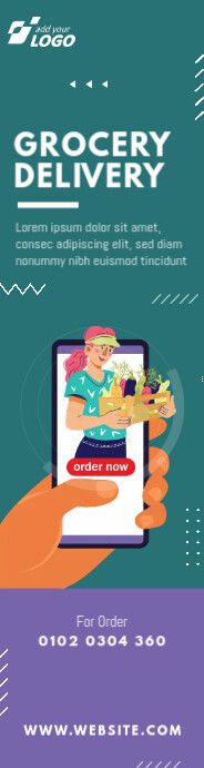 Weekend Delivery Ad Grocery Delivery Ad Template | PosterMyWall