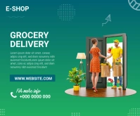 Grocery Delivery Umugqa Ophakathi template