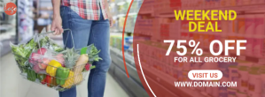 Grocery Sale Facebook Cover Facebook-coverfoto template