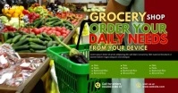 Grocery Shop Ad Facebook Shared Image template