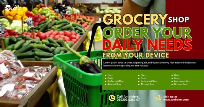 Grocery Shop Ad Template | PosterMyWall