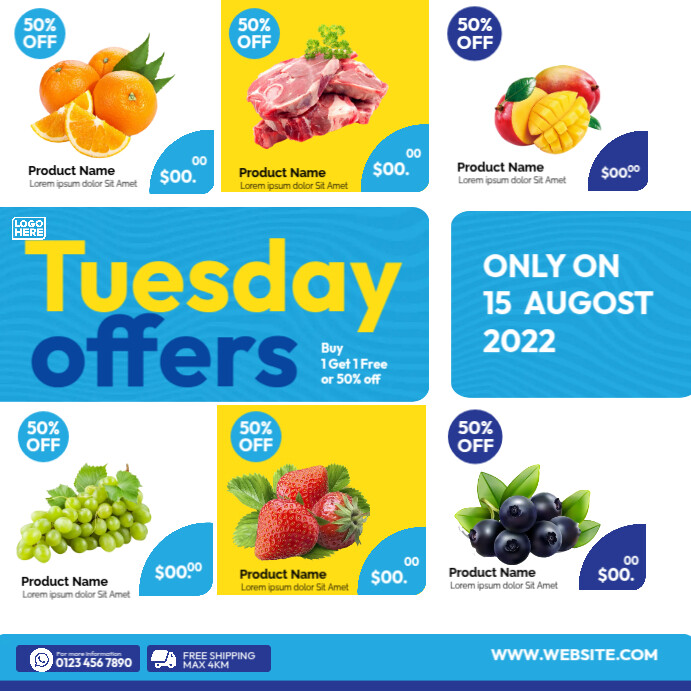 Grocery Store Ads Template | PosterMyWall