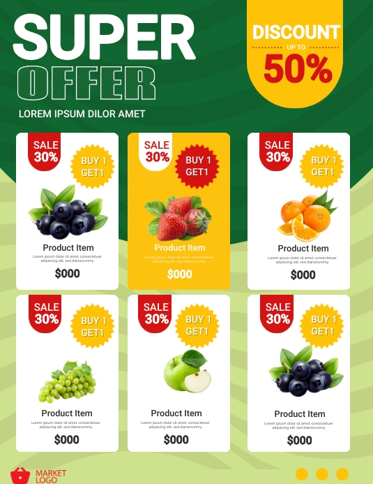 Grocery Store Ads Template | PosterMyWall