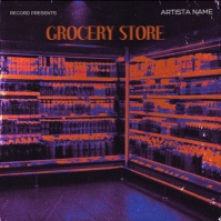 Grocery Store cover art design template | PosterMyWall