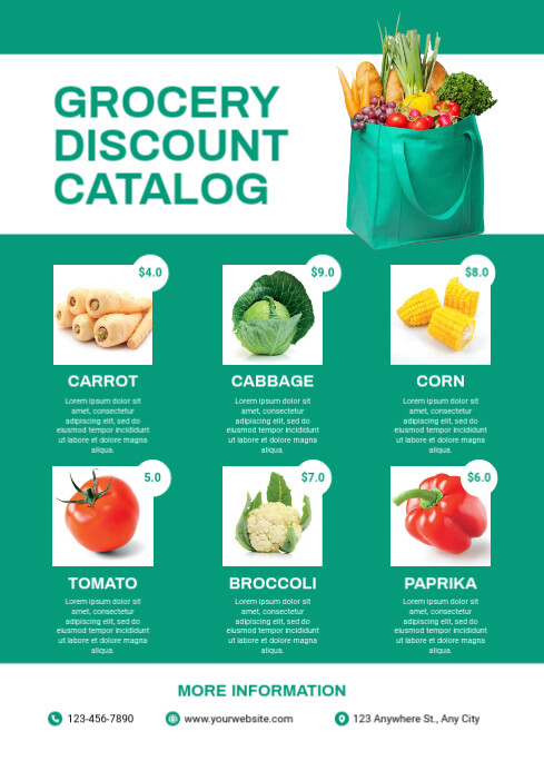 Grocery Store Flyer Template PosterMyWall