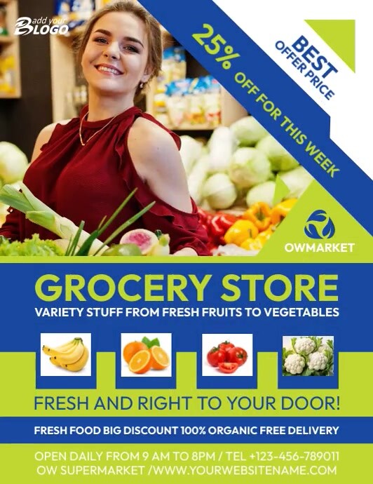 Grocery Store Flyer Template | PosterMyWall