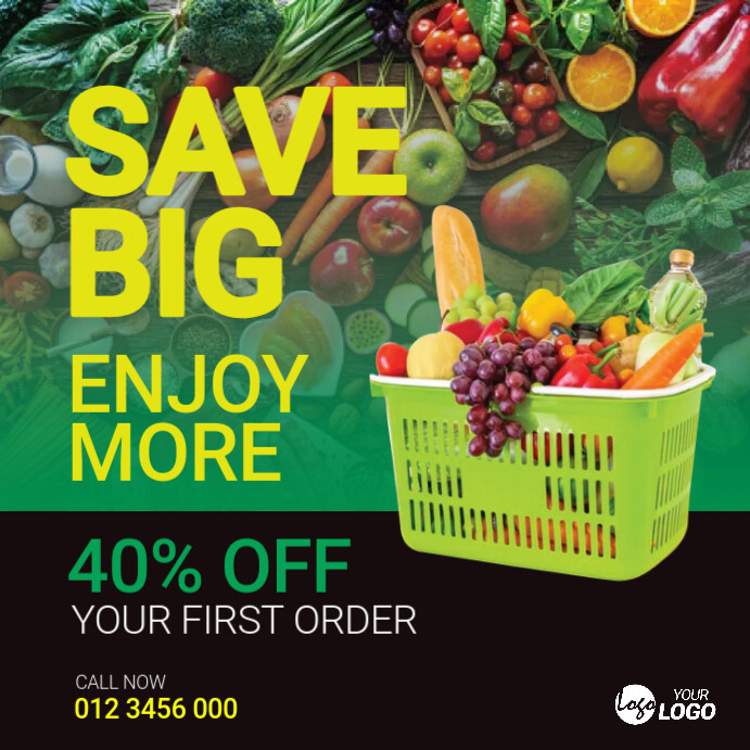 Grocery Store Offer Template | PosterMyWall