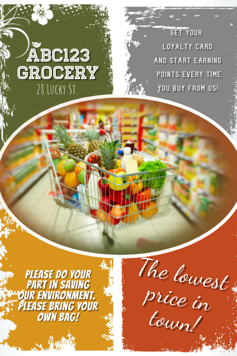 Grocery Store Template PosterMyWall
