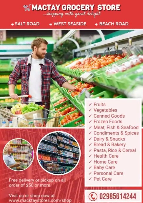 Grocery Stores Ad Template | PosterMyWall