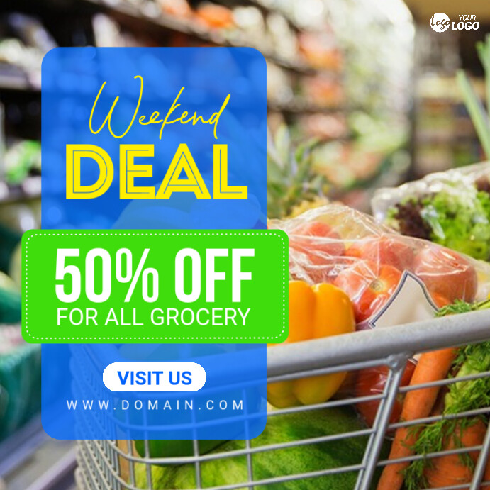 Copy of Grocery Weekend Deal Template | PosterMyWall