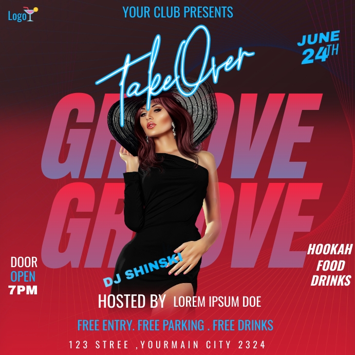 Groove Template | PosterMyWall