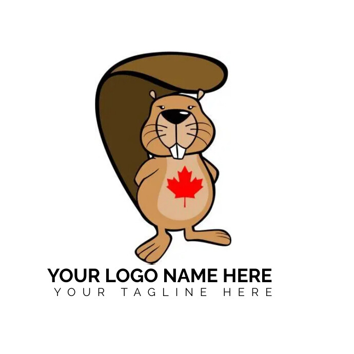 Groundhog Day Logo template