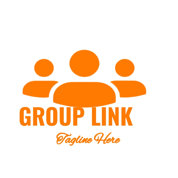Grouplink Vector Plantilla de group link logo Group Links Invite Collection | PosterMyWall