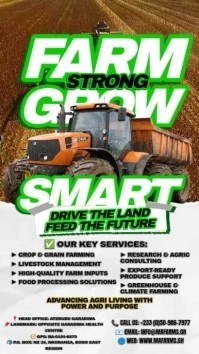 Grow with purpose, farm with power Instagram Story template