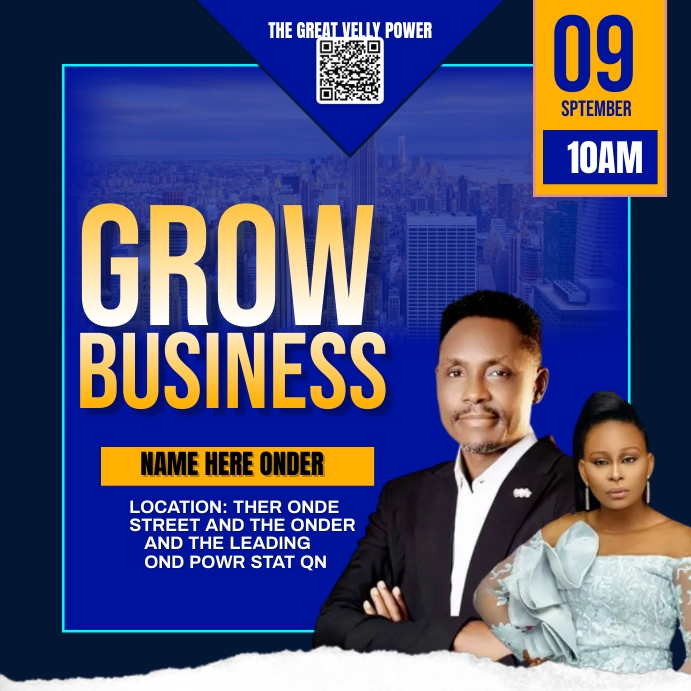 Copy of grow your business | PosterMyWall