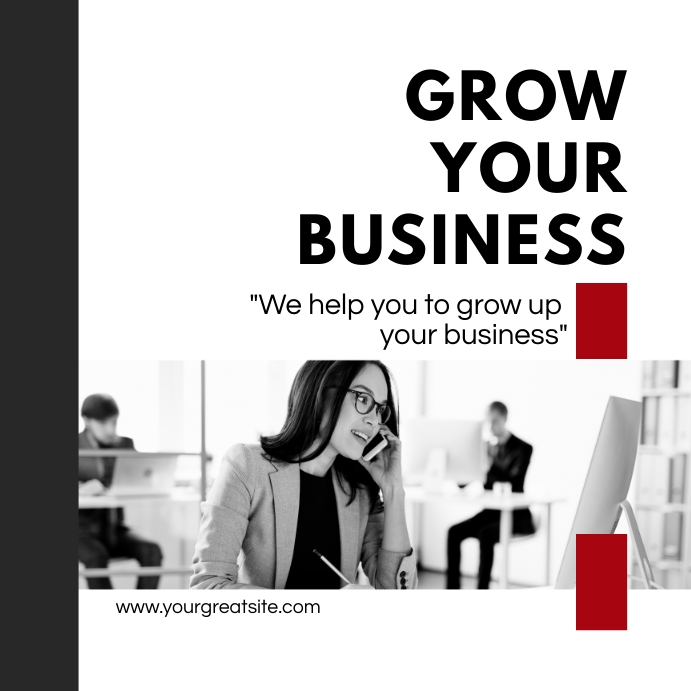 Copy of Grow Your Business | PosterMyWall