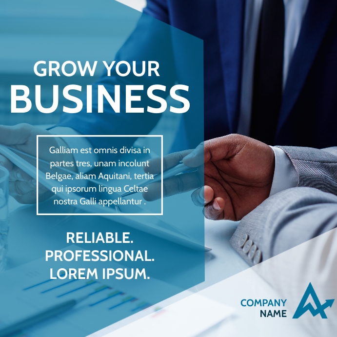 grow your business generic advertising Template | PosterMyWall