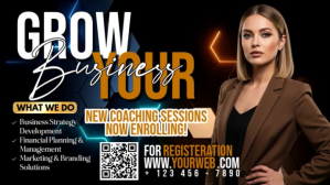 Negro Business Coaching YouTube-miniature Template