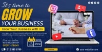 Grow Your Business with Us Facebook Ad template