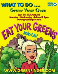 GROW YOUR OWN 海报/墙板 template