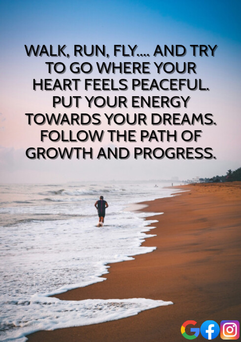 GROWTH AND PROGESS QUOTE TEMPLATE A3