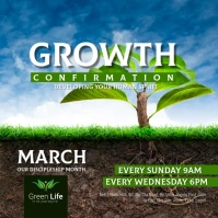 Growth Confirmation Publicação no Instagram template