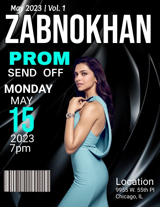 Grunge & Pink Prom Send Off Flyer Template | PosterMyWall